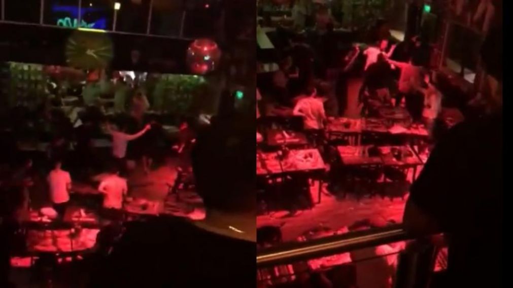Se dio en el marco de los festejos del d�a del amigo (Captura de video).