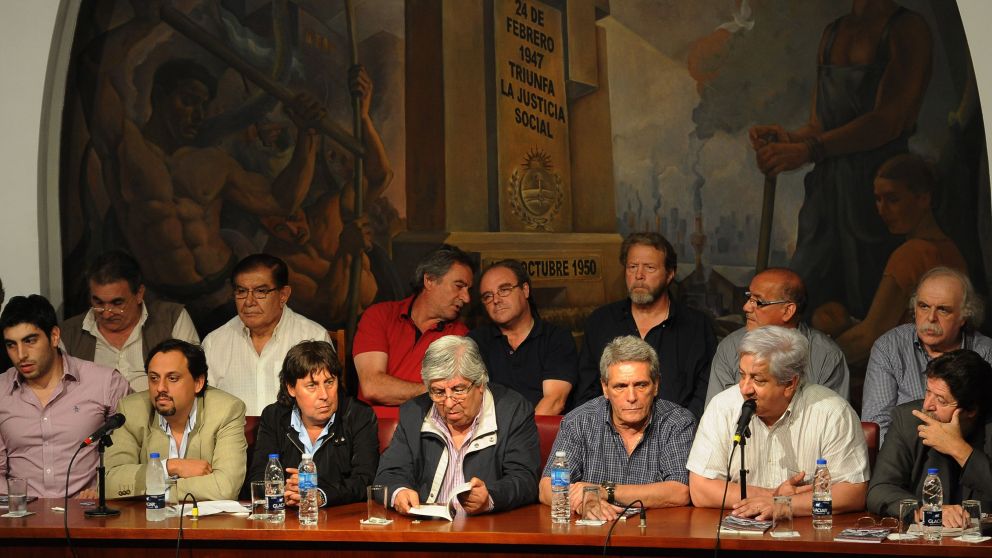 Los Moyano, el sector que comanda la CGT y las CTA respaldaron al mismo candidato.