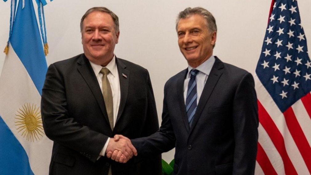 El presidente de Estados Unidos recibió al secretario de Estado de los Estados Unidos en la Residencia de Olivos.