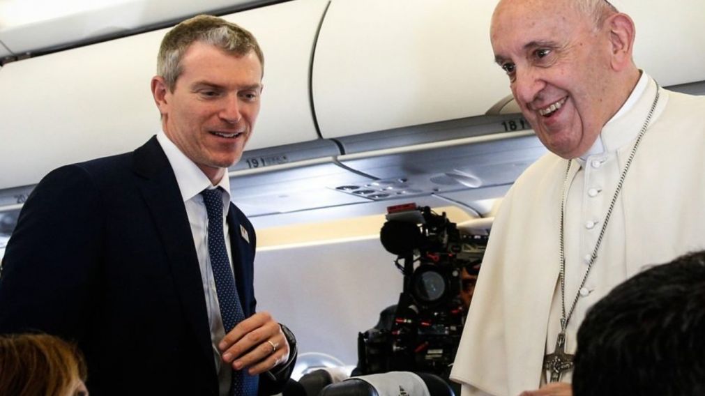 Matteo Bruni, nuevo vocero del Papa. (Archivo)