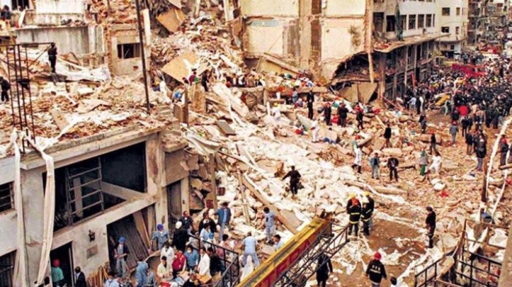 Una de las fotos emblemáticas del día del atentado.