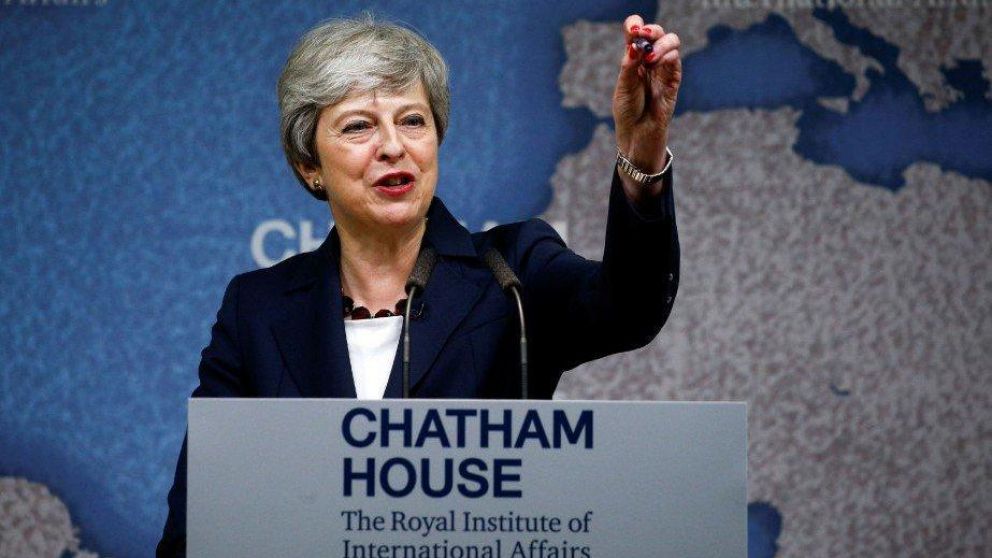 Theresa May expres� su preocupaci�n por la polarizaci�n en su pa�s con respecto al Brexit.