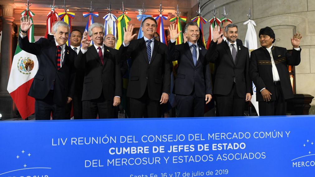 La cumbre se realiza en el Centro de Convenciones Estaci�n Belgrano. (T�lam)