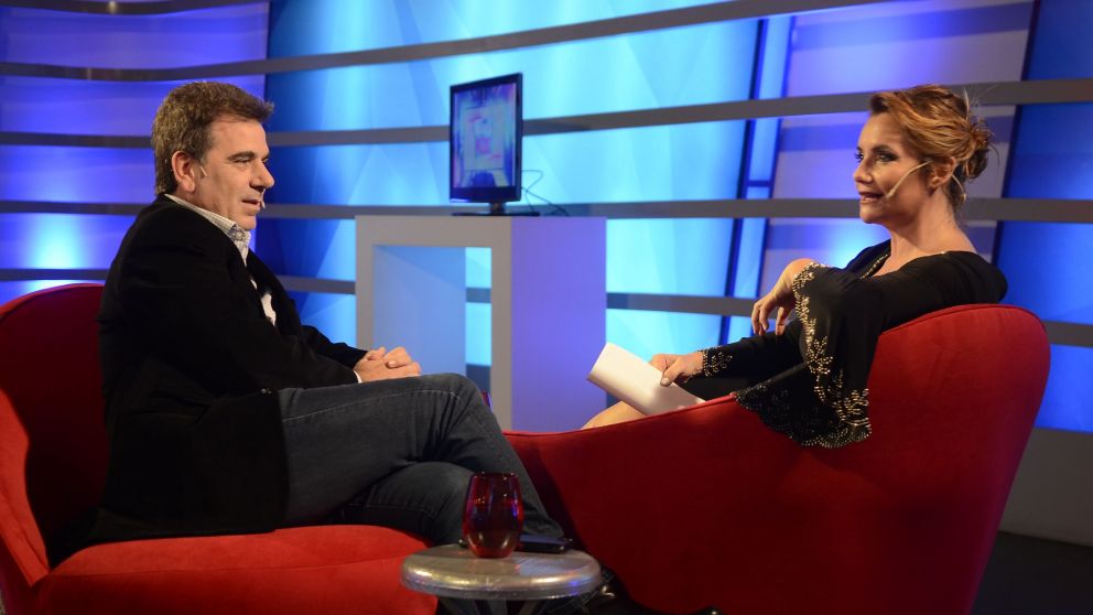 Cristian Ritondo habló extensamente con Nancy Pazos (Fernando Pérez Re - Diario Crónica)