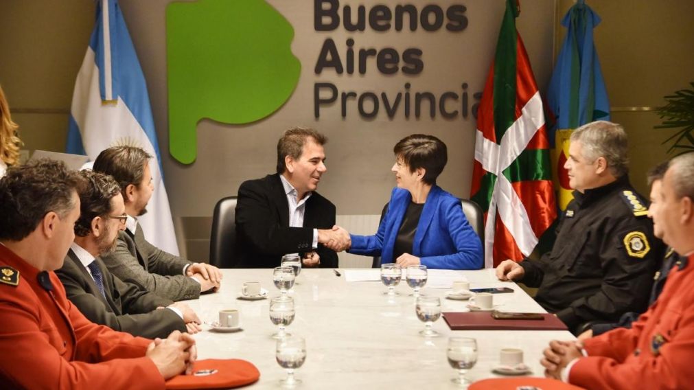 La reunión se llevó adelante en la sede del banco de la Provincia de Buenos Aires, en CABA.