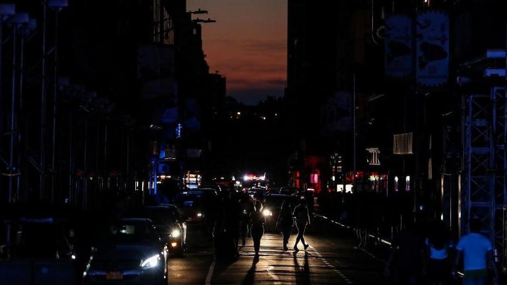 El corte de luz afectó a la totalidad de la ciudad (Gentileza EuroNews).