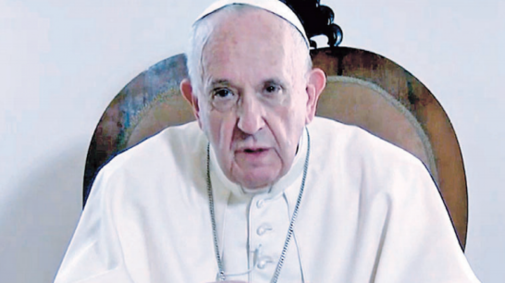 El Papa habló de "una guerra cruel que no sabe de fronteras"