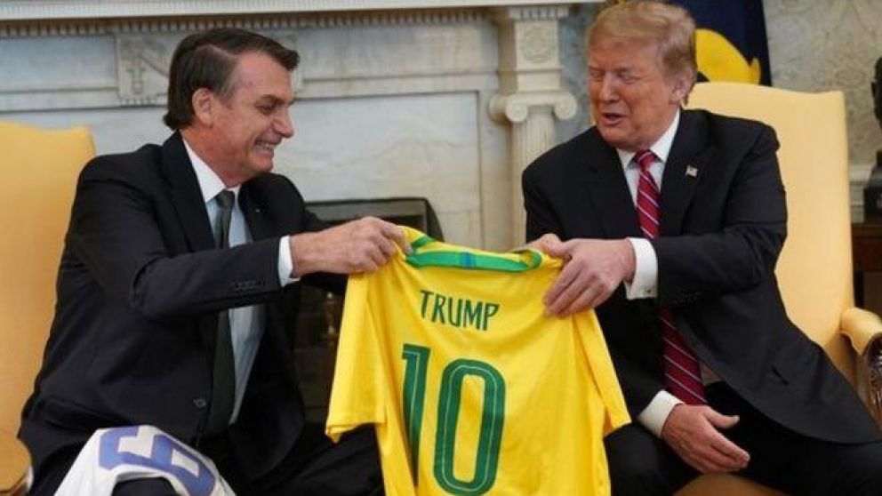 Jair Bolsonaro fue recibido en marzo pasado en la Casa Blanca con todos los honores y como aliado estratégico de Estados Unidos.