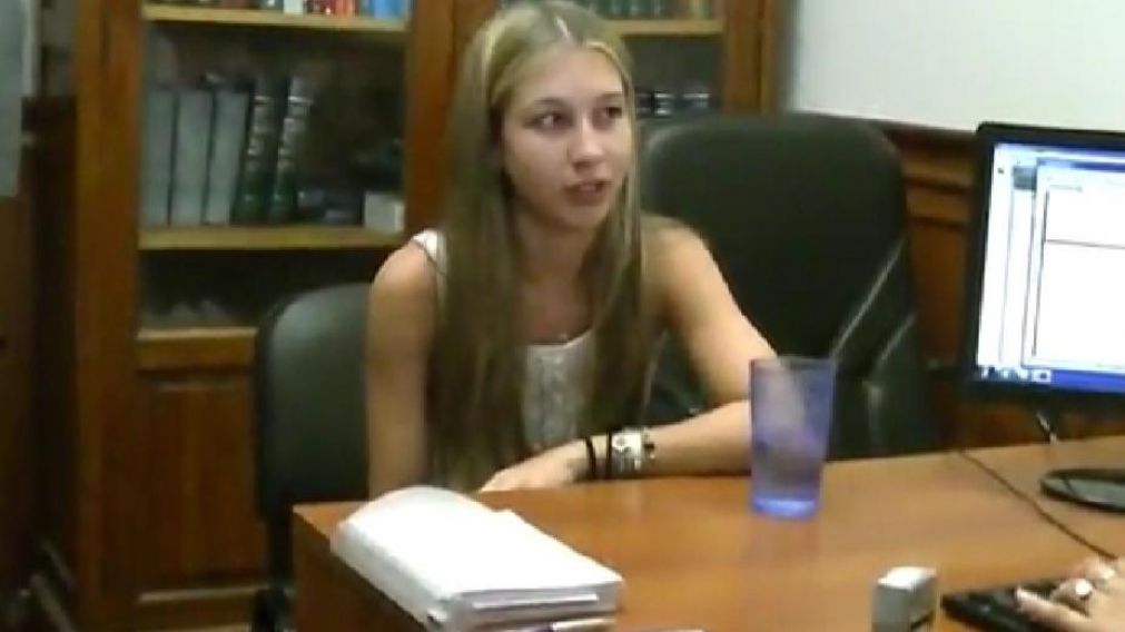 Nahir declara frente a la secretaria del Ministerio Público Fiscal.