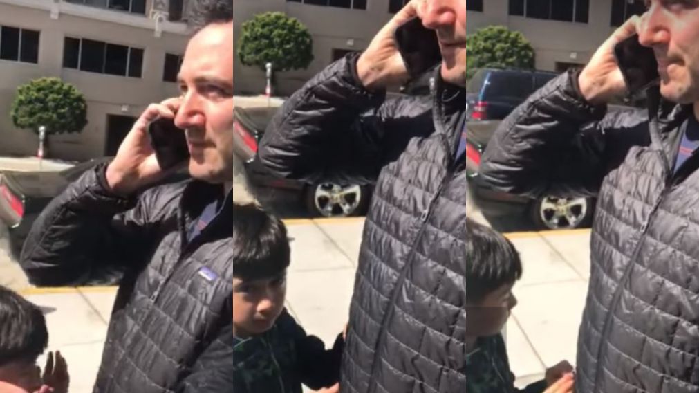 "Papa, no me gusta esto, v�monos", repet�a el chico una y otra vez. 