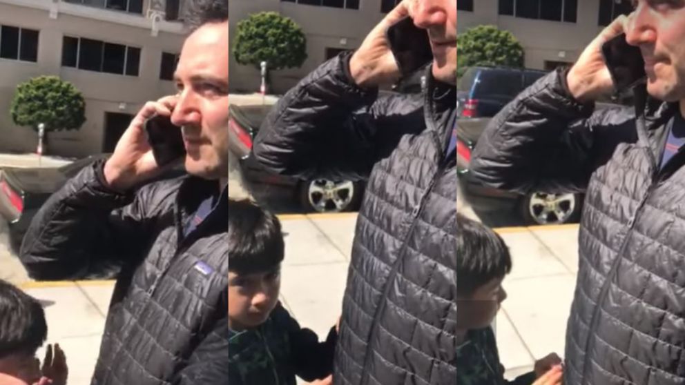 "Papa, no me gusta esto, vámonos", repetía el chico una y otra vez.