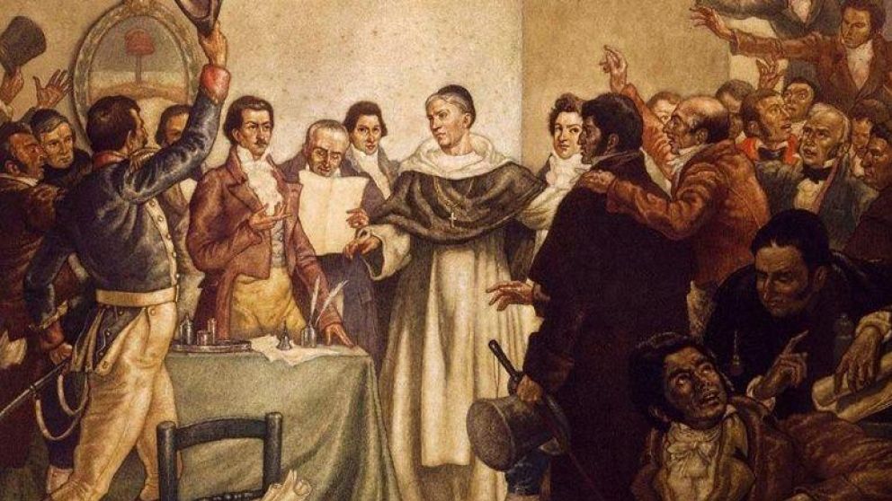 Laprida presidió el Congreso de Tucumán.