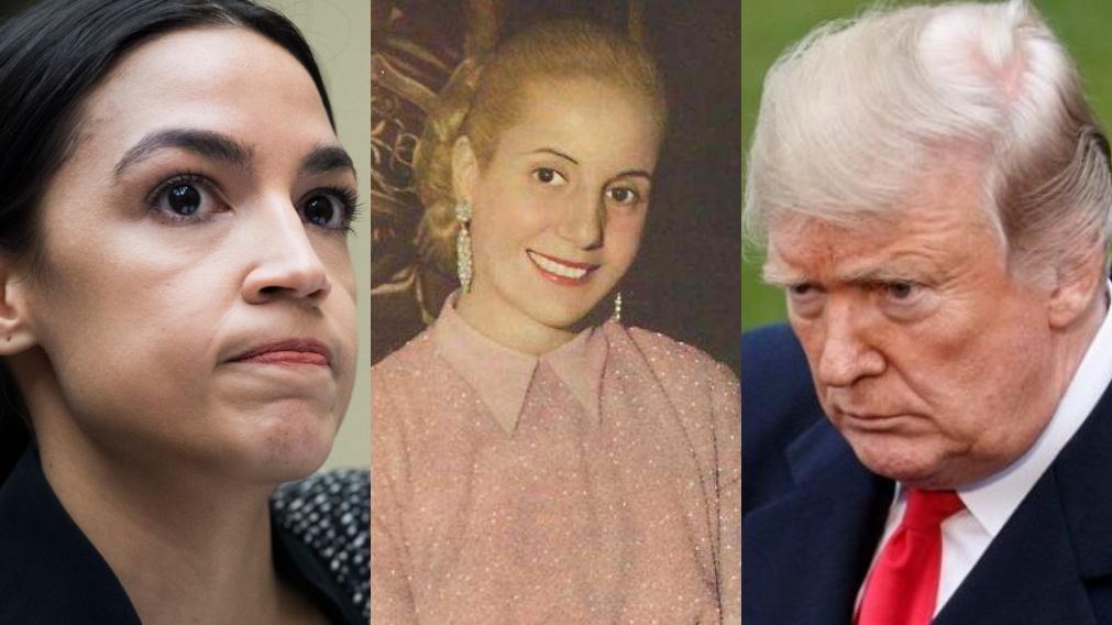 "La llamé Eva Perón. Ella es Eva Perón. Es Evita", renombró el mandatario estadounidense.