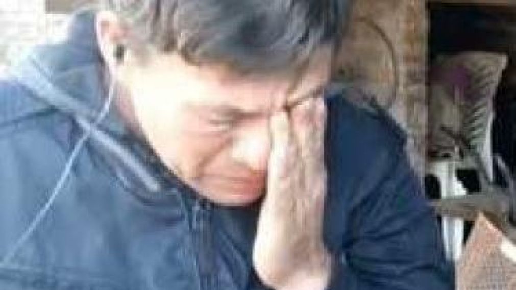 El padre de Diego Román. (Captura de TV)