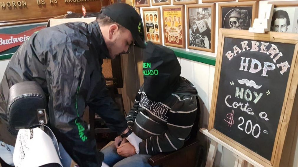 La barbería era usada como “pantalla” y para captar clientes.