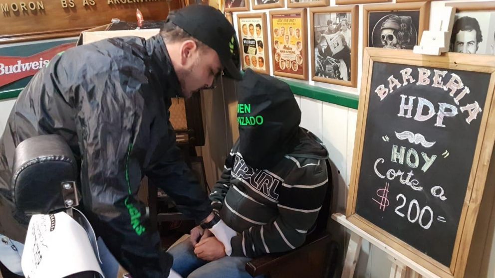 La barbería era usada como “pantalla” y para captar clientes.