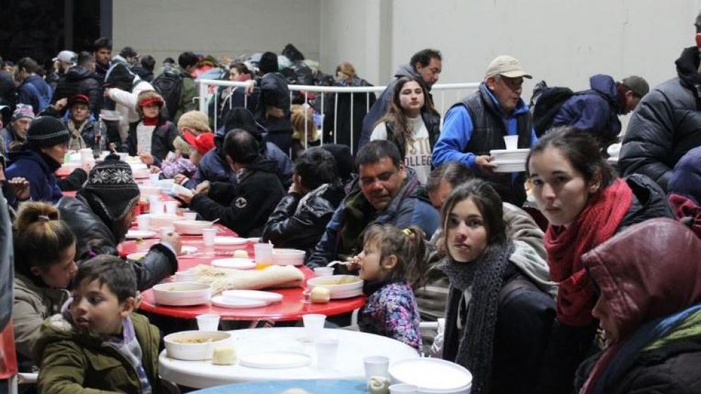 La campaña "Frío Cero" contagió a clubes e instituciones. (Gentileza River Plate).