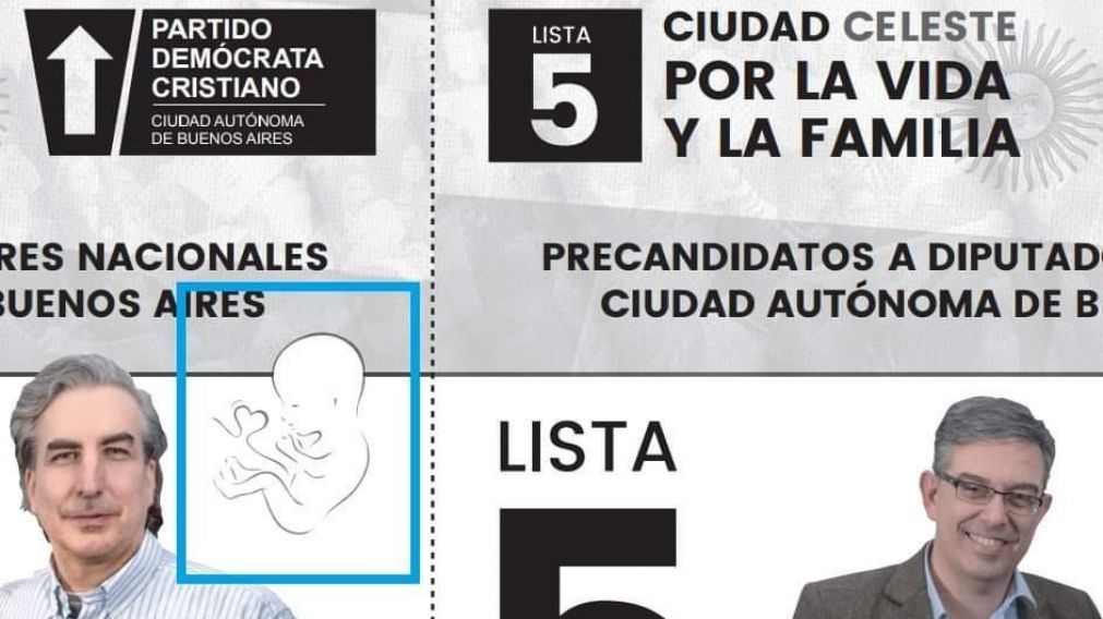 El partido Demócrata Cristiano respondió que “el bebé” simboliza su postura a favor “de la vida por nacer”.