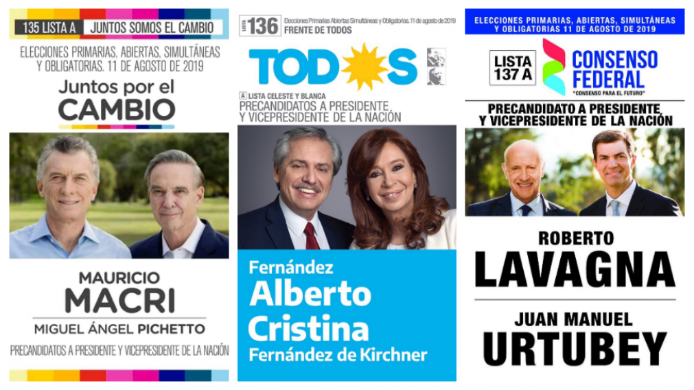 Fue confirmado el diseño a semanas de las primarias.
