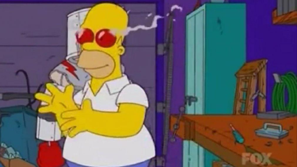 Como siempre, Los Simpsons fueron de gran ayuda para estas bromas.