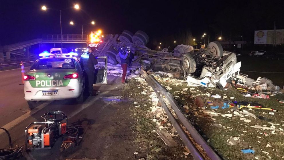 Así quedó el vehículo siniestrado (gentileza @nachobam67).