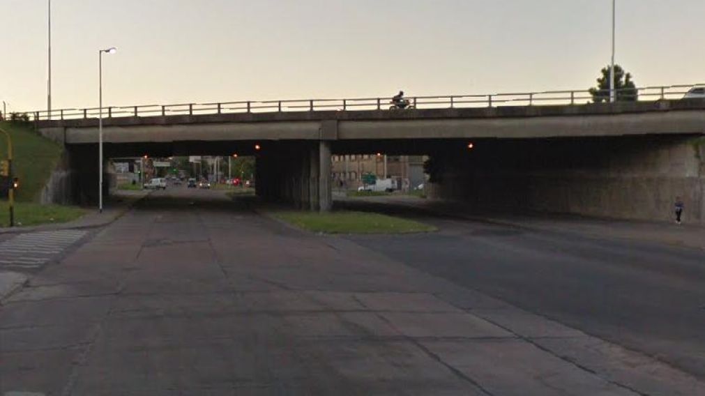 El hecho se produjo en este lugar, en el límite entre Villa Sarmiento y Ciudadela.