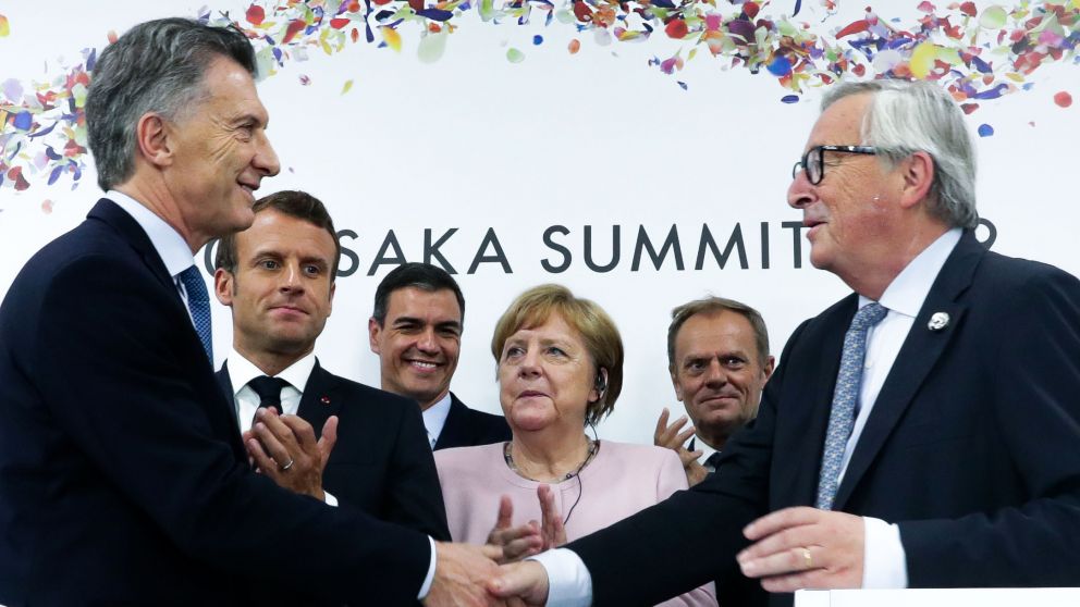Macri y el titular de la Comisión Europea, Jean Claude Juncker ofrecieron una conferencia de prensa conjunta.