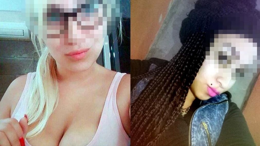 Las dos promotoras falsas detenidas.