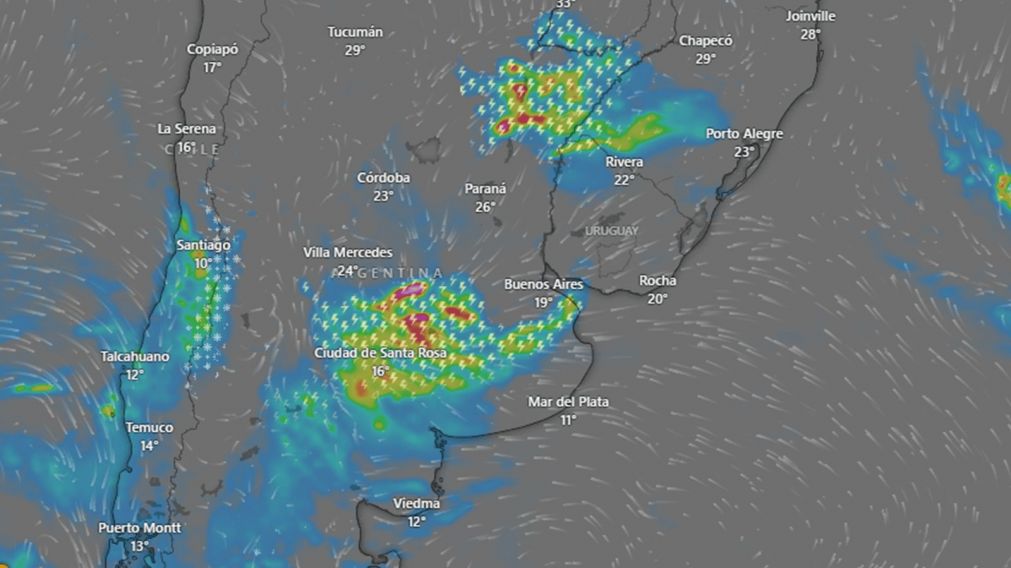 Se cae el cielo: este es el mapa de tormentas en vivo, ¿a qué hora llueve hoy en Buenos Aires?