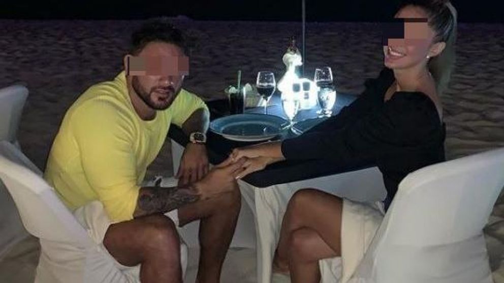 Esteban, el acusado, junto a la víctima. (Instagram)