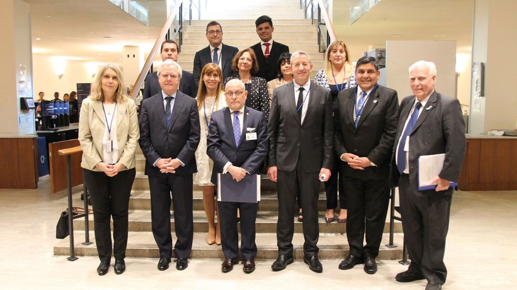 El canciller Jorge Faurie encabezó el pedido junto a figuras del oficialismo y la oposición (Télam).