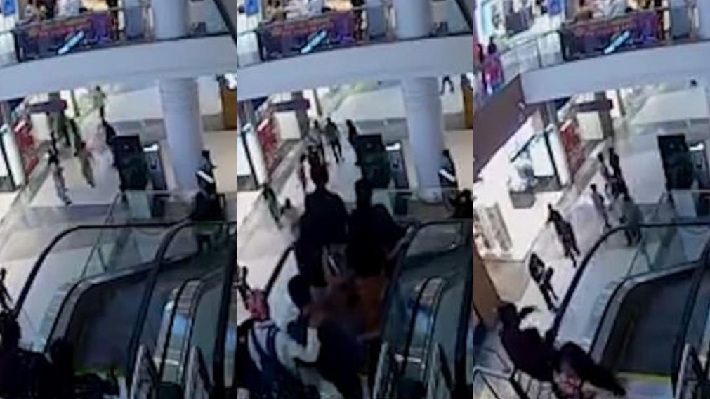 Ocurrió en el Nucleus Mall (Captura de video).