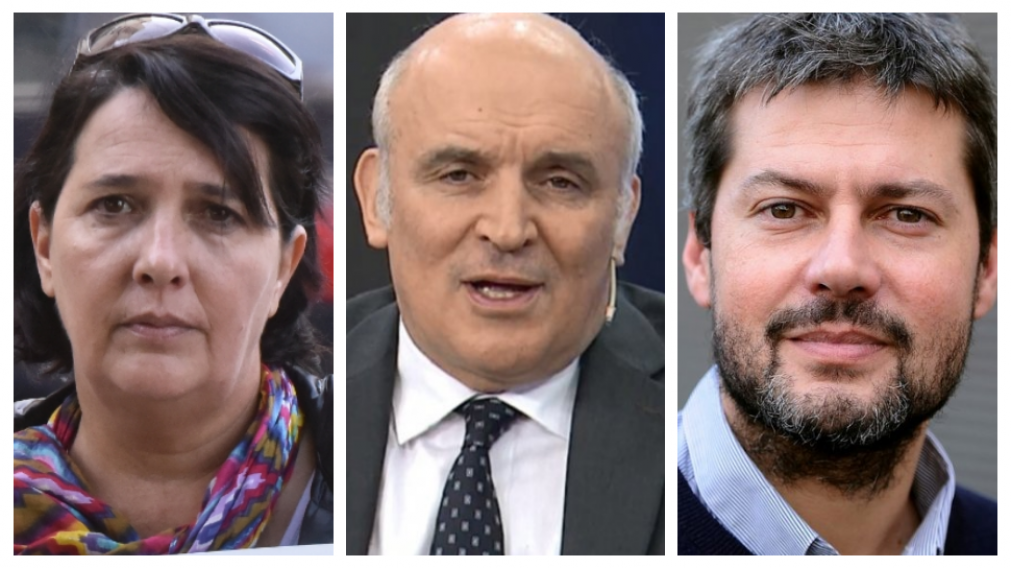 María Luján Rey, José Luis Espert y Matías Lammens.