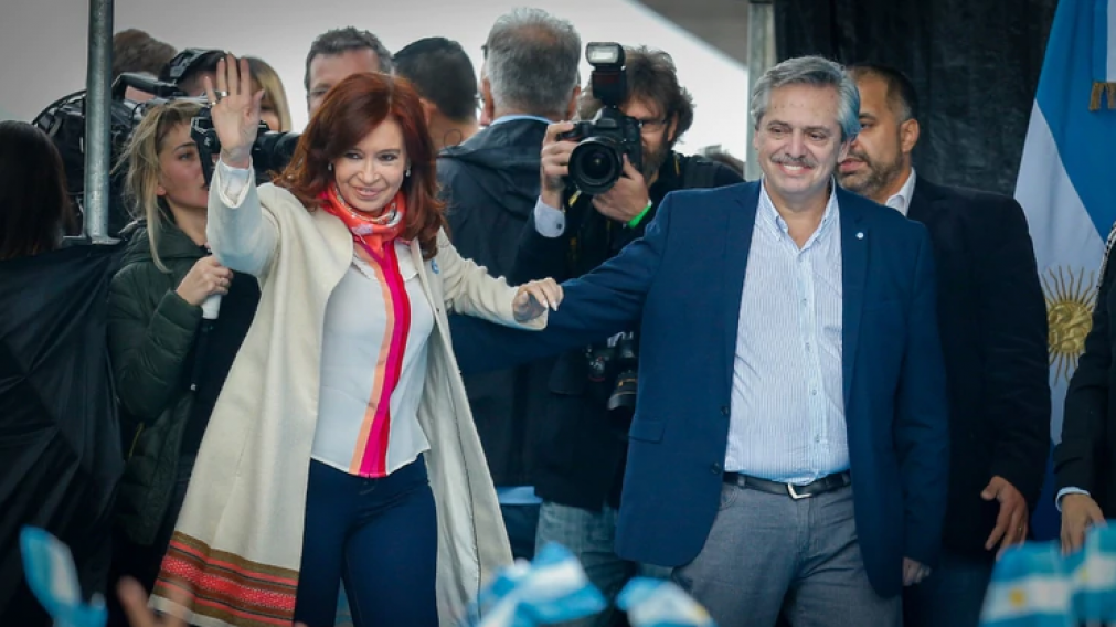Alberto Fernández y Cristina Fernández de Kirchner, líderes del Frente de Todos.
