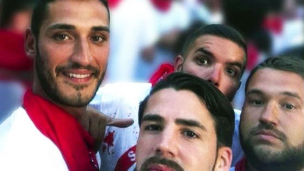 Cuatro de los cinco involucrados en el caso.