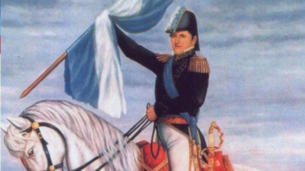 Belgrano y su creaci�n m�s preciada: la bandera.