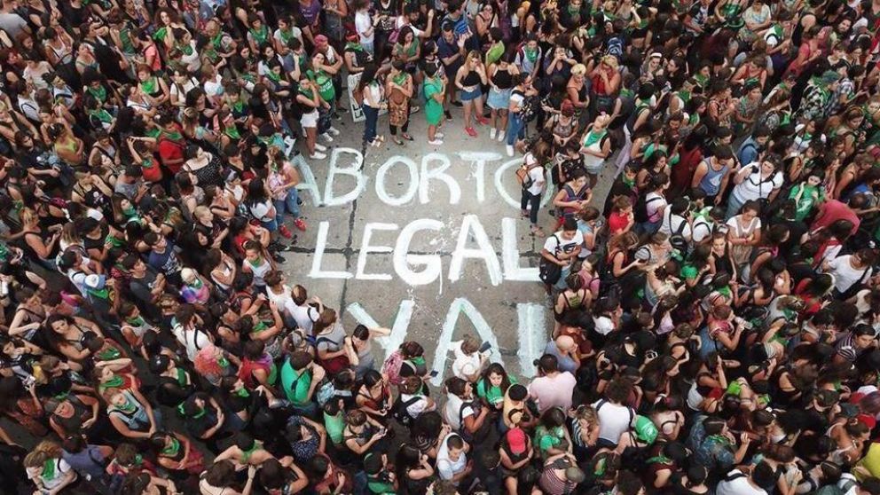 La campa�a a favor del aborto fue un �xito en las redes sociales (Gentileza: @viviancosole).