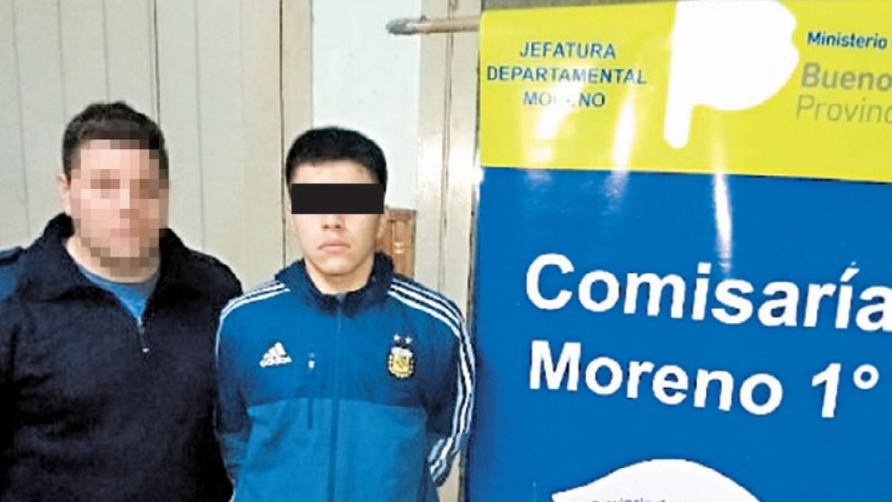 El individuo terminó apresado.