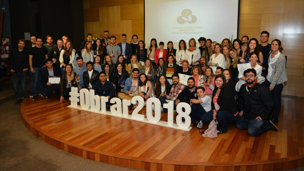 Todos los ganadores de la novena edición de los Premios Obrar en 2018.