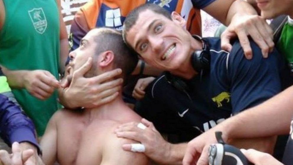 Los amigos se conoc�an hac�a a�os y jugaban junto al rugby en un club de Rafaela.