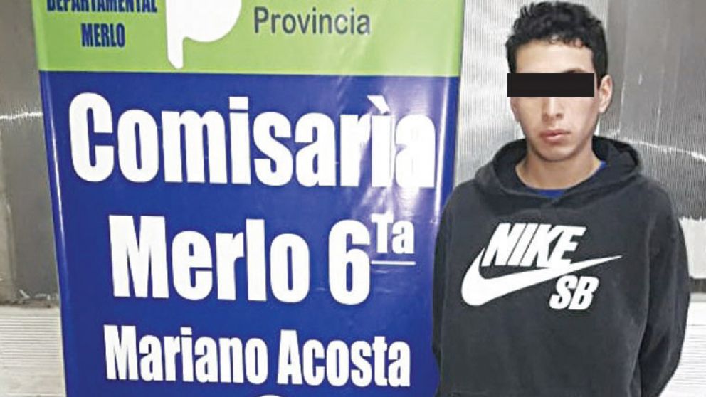 Uno de los detenidos.