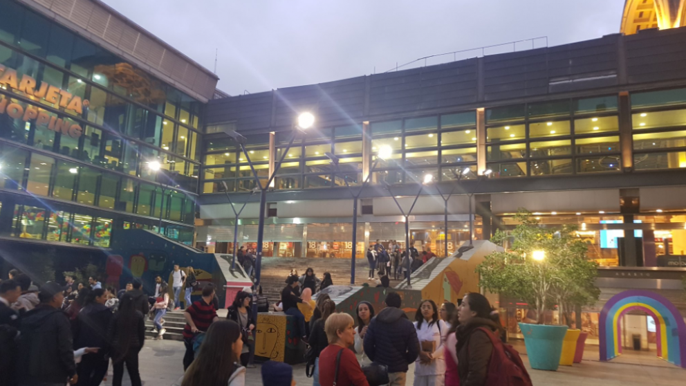 En la zona de Almagro se produjo una importante congestión vehicular (Twitter).