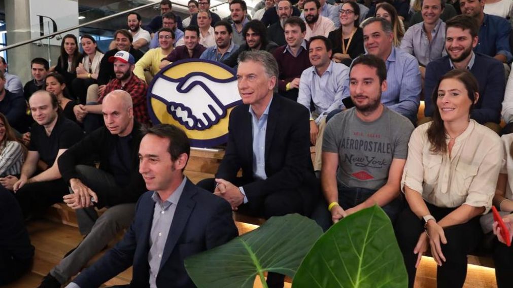 Macri se hizo presente en la inauguraci�n de un nuevo Centro de Desarrollo de una empresa nacional.
