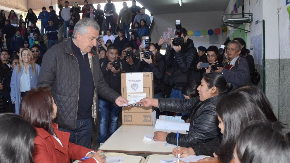 El actual gobernador de Jujuy, Gerado Morales, busca su reelección (Foto: @MoralesGerardo1).