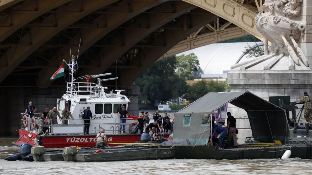 El barco volcó y se hundió el pasado 29 de mayo (Télam).