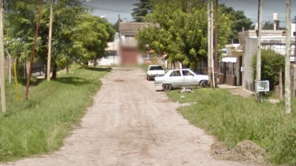 Acá se produjo el sangriento hecho, en el que un motochorro falleció al ser baleado en el rostro en un robo.