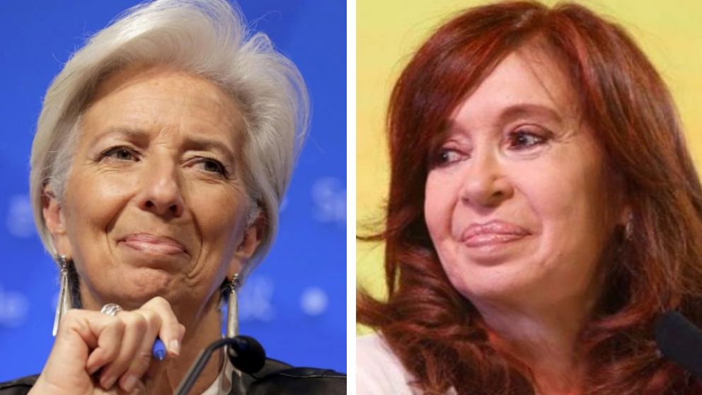 La directora del FMI se refirió a la expresidenta Cristina Fernández de Kirchner. (Crónica)
