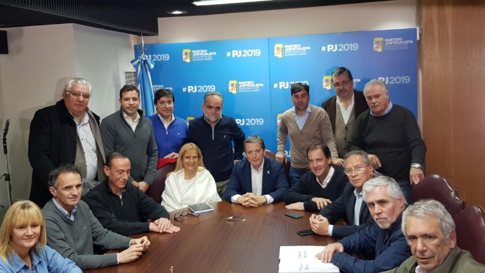La intendenta de La Matanza, en el centro del encuentro del PJ bonaerense.