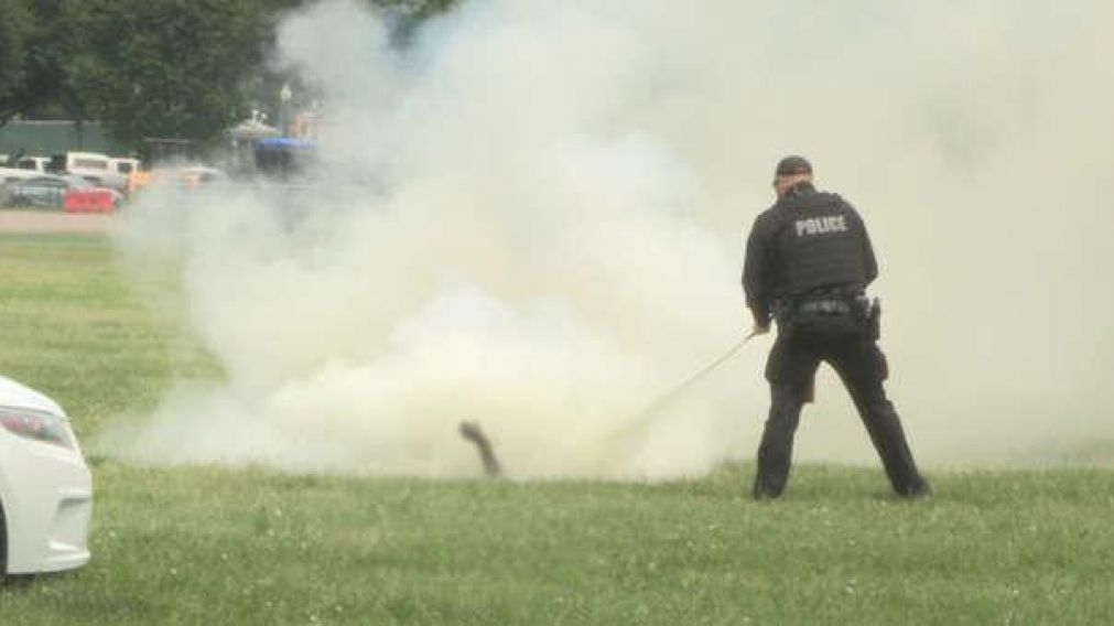 El violento suceso tuvo lugar frente al parque de la Casa Blanca.