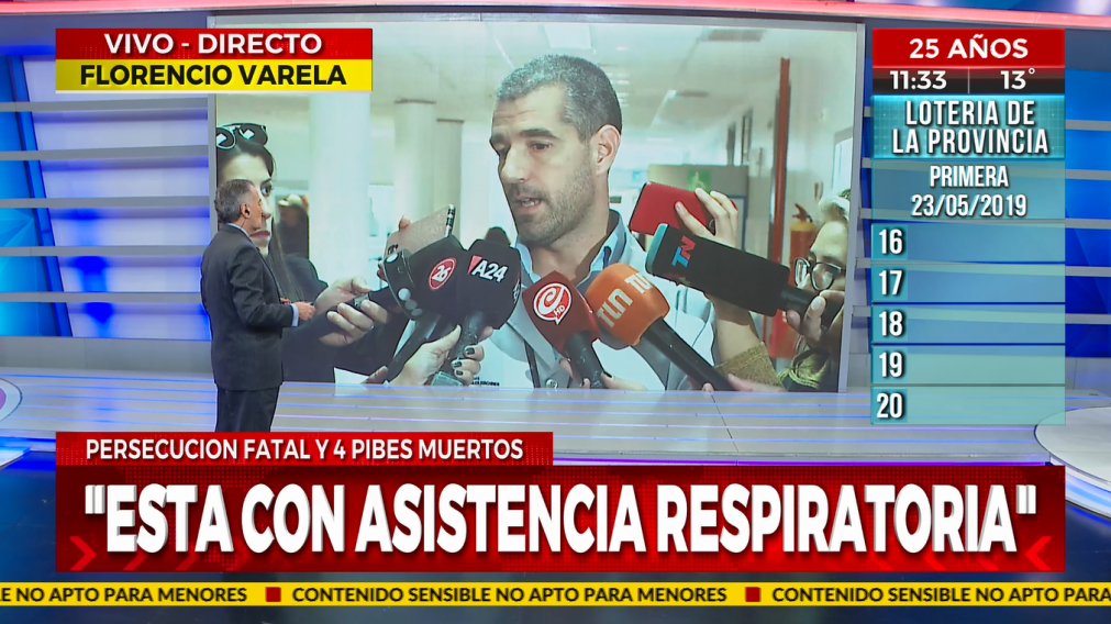 Rocío es la única sobreviviente del choque fatal en la ciudad de San Miguel del Monte.